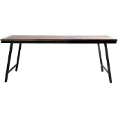 Bazar Bizar Consoletafel Herringbone | hout naturel 170x40x80 cm bijzettafels | NADUVI