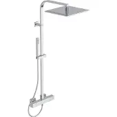 Ideal standard Ceratherm C100 - Doucheset met thermostaat, 30x30 cm, chroom A7542AA