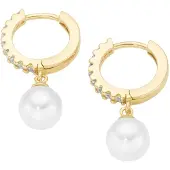 Giorgio Martello Milano Oorbellen goud / wit