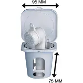 Kuipers Nautic Douchekophouder 95x95mm Inbouw