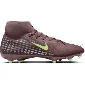 Nike Voetbalschoen chocoladebruin / limoen / grijs