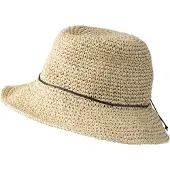 P.A.C. - Lilen Bucket Straw Hat - Hoed L/XL, beige
