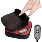 QLT Elektrisch Voetmassageapparaat met Shiatsu - 2-in-1 Massageapparaat met Warmtefunctie - Voetenzak - Voetenwarmer met Afstandsbediening - Zwart