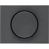 Berker Busch-Jaeger centrale unit met regelknop voor draaidimmer K.1, antraciet, mat, 1 stuk.