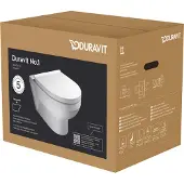 Duravit Durastyle Closet Wand set inclusief Zitting Rimless 36,5x54 cm Wit