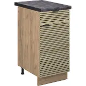 Vicco Fame-Line Keukenonderkast – 40 cm, WB Antraciet Eiken paneel