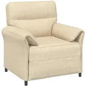 vidaXL Bank 100% polyester metalen frame MDF, Multiplex