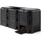 Deuba Compostbak Zwart 1200L