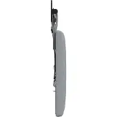 vidaXL Hangend hoofdbord Met LED-verlichting Lichtgrijs Stof