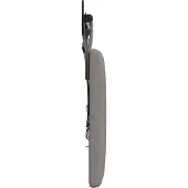 vidaXL Hangend hoofdbord Taupe Fluweel