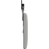 vidaXL Hangend hoofdbord Met LED-verlichting Wolkgrijs Stof
