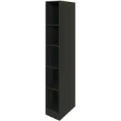 Held Keukenrek Sorrella 4 Legplanken - Grafiet - - Stellingkast Keuken - Zwart - Melamine; Spaanplaat