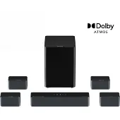 Ultimea Poseidon Serie – 7.1 Dolby Atmos TV Soundbar, 500W, 6,5" subwoofer, app-bediening, home cinema-systeem