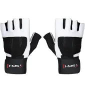 HMS RST04 - Fitnesshandschoenen - Wit-Zwart - XX-Large - Leer