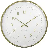 Nextime Wandklok 77 cm-Goud/Wit-Plastic-'Galaxy Large'