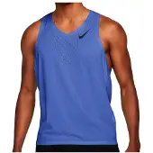 Nike - Dri-Fit ADV Aeroswift Singlet - Hardloopshirt S, blauw