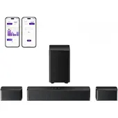 Ultimea Poseidon M4T 5.1 kanaal - Dolby Atmos - Soundbar voor Tv - Soundbars - Zwart