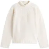 Tommy Hilfiger Relaxed fit coltrui van zuivere wol