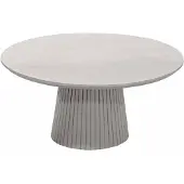 Starfurn Salontafel Solana - Rond Taupe Hout - 80x80x38cm