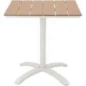 Ebuy24 Mads tuin cafétafel 70x70 cm teakdecor.