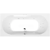 Polysan Levana Whirlpoolbad, 170x80x39cm, Active Hydro, chroom
