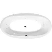 Polysan Stadium Whirlpoolbad, 190x95x46cm, Highline Hydro, chroom