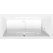Polysan Marlene Whirlpoolbad, 170x80x48cm, Active Hydro, chroom