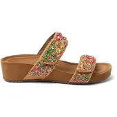 Lazamani Slippers Dames Multi Leer Maat 42