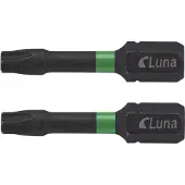 Luna Impact TX20 Torx Bit 32mm - 2 Stuks