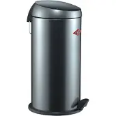 Wesco Capboy Maxi Prullenbak | Pedaalemmer | 22 Liter | Metaal - Grafiet | Afvalemmer - Made in Germany