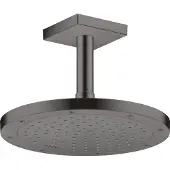 Hansgrohe Douche programma - Douchearm plafond, 10 cm, geborsteld zwart chroom 26437340