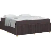 vidaXL Bedframe Donkerbruin 180 x 200 cm Stof