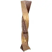 WORU Vloerlamp Marco, hout donker, Woon-/ Eetkamer, Hout, Design, vloerlamp hout
