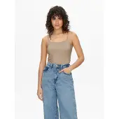 JDY Top 'JDYAva' donkerbeige