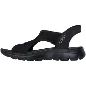 SKECHERS Sandaal lichtgrijs / zwart