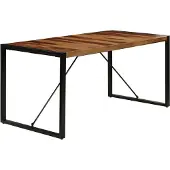 Prolenta Maison Exclusive - Eettafel 160x80x75 cm, massief acaciahout