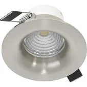 Eglo Set van 3 inbouwspots Saliceto nikkel
