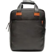 Berba leren laptoprugzak 15,6 Olly zwart