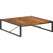 vidaXL Salontafel 140x70x40 cm massief hout