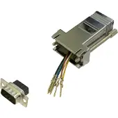 Bkl Electronic 10121111 Adapter D-sub stekker 9-polig - RJ45-bus 1 stuk(s) Single