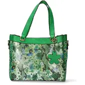 LAURA VITA Handtas donkerblauw / groen / lichtgroen / zwart