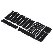 Bbb Cycling MultiVis - Reflecterende Stickers Fiets - Voor Gebruik op Frame en Velgen - Framebescherming en Extra Zichtbaarheid - BBP-71