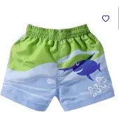 Beco Sealife Zwembroek, Jongen, Blauw/groen, Maat 116/128