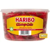 Haribo Cherry Cola - snoep in kers en colasmaak - 150 stuks silo