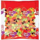 Red Band winegum assorti snoep - fruitige mix - zak 1000g