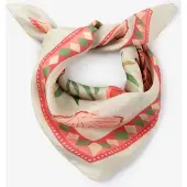 Sissy-Boy Witte sjaal met print