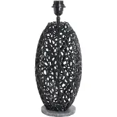 Invicta Tafellampframe LEAF 45 cm zwart zonder lampenkap - 42231
