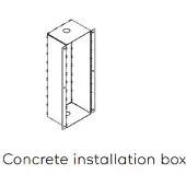 Kreon - Concrete installation box