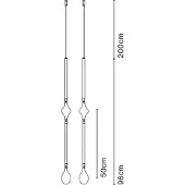 Marset - Double hook 96 x2