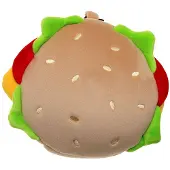 Puckator Reiskussen met oogmasker - hamburger